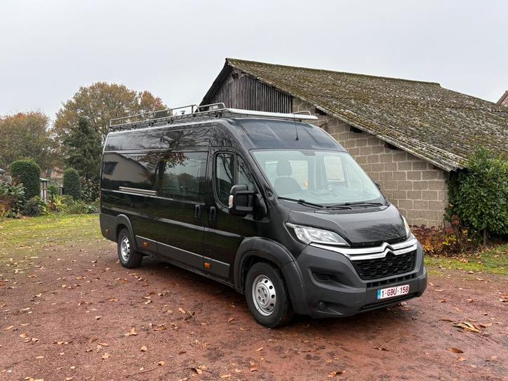 Citroen jumper dubbel cabine L4 H2 3,0D euro5B, Auto's, Bestelwagens en Lichte vracht, Particulier, Schuifdeur, Citroën, Diesel