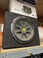 Subwoofer kicker + Versterker + Alpine speakers + toebehoren, Ophalen, Zo goed als nieuw