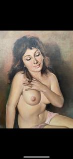 Naakt schilderij op doek, Antiek en Kunst, Kunst | Schilderijen | Klassiek, Ophalen