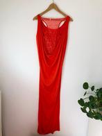 Oranje maxi-jurk met kanten rug (maat XS) NIEUW, Kleding | Dames, Jurken, Nieuw, Oranje, Maat 34 (XS) of kleiner, 3suisses
