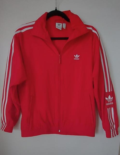 NEUF - Veste survêtement Adidas, taille 36/S, Kleding | Dames, Jassen | Zomer, Nieuw, Maat 36 (S), Rood, Ophalen of Verzenden