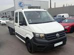 Volkswagen Crafter L4 2.0Tdi 140Ch 7places Plateau Benne Alu, Auto's, 4 deurs, Stof, Gebruikt, Zwart
