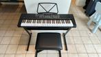 Keyboard Max Music + bankje + hoofdtelefoon, Muziek en Instrumenten, Ophalen, Zo goed als nieuw, 61 toetsen