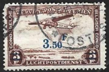 1Postzegel Belgisch Congo 1936 Luchtpost met opdruk beschikbaar voor biedingen
