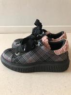 R Singer: zwart, grijs, rood geruite sneaker, Enlèvement, Neuf, Rouge