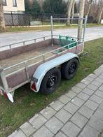 Dubbelas aanhangwagen 750kg, Auto diversen, Aanhangers en Bagagewagens, Ophalen, Gebruikt