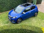 Peugeot 108 automaat cabriolet, keyles go,, Auto's, Stof, Euro 6, Cabriolet, Blauw