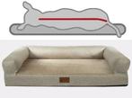 Lit orthopédique pour chien Alabama L Beige 120x75cm, Enlèvement, Peluche, Neuf