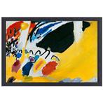 Impressie III (Concert) - Wassily Kandinsky canvas + baklijs, Nieuw, Print, 50 tot 75 cm, Oorspronkelijke maker
