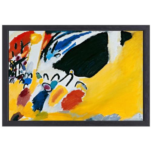 Impressie III (Concert) - Wassily Kandinsky canvas + baklijs, Huis en Inrichting, Woonaccessoires | Schilderijen, Tekeningen en Foto's
