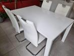 Tafel met 4 stoelen/Tafel met 4 stoelen, Ophalen, Gebruikt, Tafel(s)