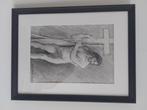 Tekening Christus (naar beeldhouwwerk van Michelangelo), Antiquités & Art, Art | Dessins & Photographie, Enlèvement