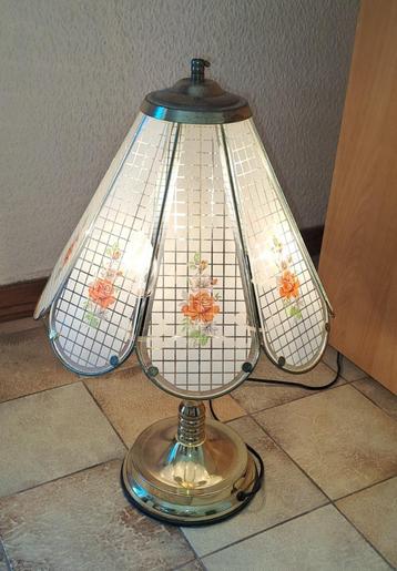 Antieke tiffany stijl touch lamp beschikbaar voor biedingen