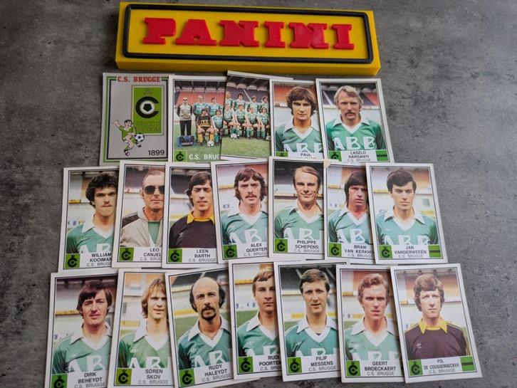 PANINI FOOTBALL 82  CERCLE BRUGGE 19 STICKERS 1982, Hobby en Vrije tijd, Stickers en Plaatjes, Verzenden