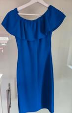 Blauwe cocktail jurk, S, Kleding | Dames, Blauw, Nieuw, Ophalen of Verzenden, Knielengte