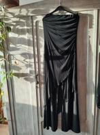Zwarte jumpsuit met ontblote schouders maat M, Ophalen of Verzenden, Zo goed als nieuw, Maat 38/40 (M), Zwart
