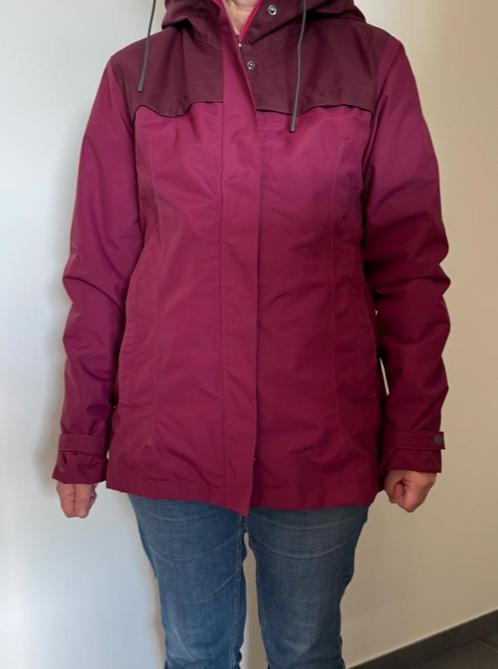 Damesregenjas, Kleding | Dames, Jassen | Winter, Zo goed als nieuw, Maat 42/44 (L), Rood, Ophalen