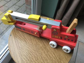 HOUTEN AANHANGWAGEN MET VERLENGSTUK beschikbaar voor biedingen