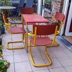 Design Mart Stam Bauhaus 4 chaises cantilever S43F + table, Enlèvement