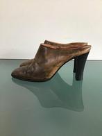 Chaussons en cuir marron 37 | Livraison gratuite, Comme neuf, Brun, Sandales de bain, Envoi