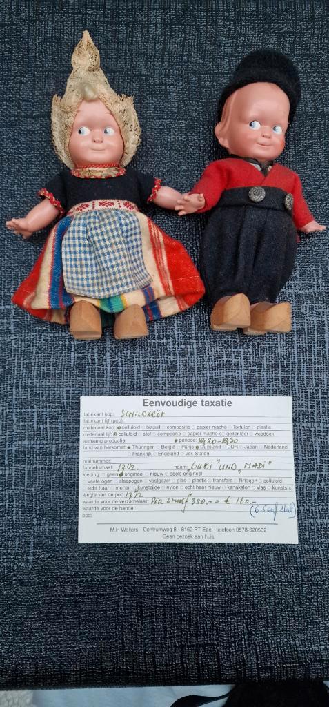 Shildkröt poppetjes uit Duitsland Thüringen, Antiek en Kunst, Curiosa en Brocante, Ophalen of Verzenden