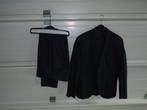 donkerblauw kostuum maat 50, Kleding | Heren, Kostuums en vesten, Ophalen of Verzenden, Zo goed als nieuw, Maat 48/50 (M), Blauw