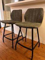 2x Barkruk RV design - antracite - goede staat, Huis en Inrichting, Barkrukken, Ophalen, Gebruikt, Met voetsteun, 60 tot 90 cm