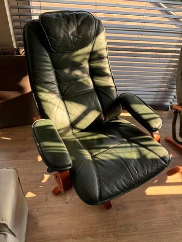 Fauteuil Stressless Vintage cuir et bois beschikbaar voor biedingen