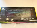 Clavier Corsair Strafe MK2 RGB, Ophalen, Azerty, Zo goed als nieuw, Bedraad