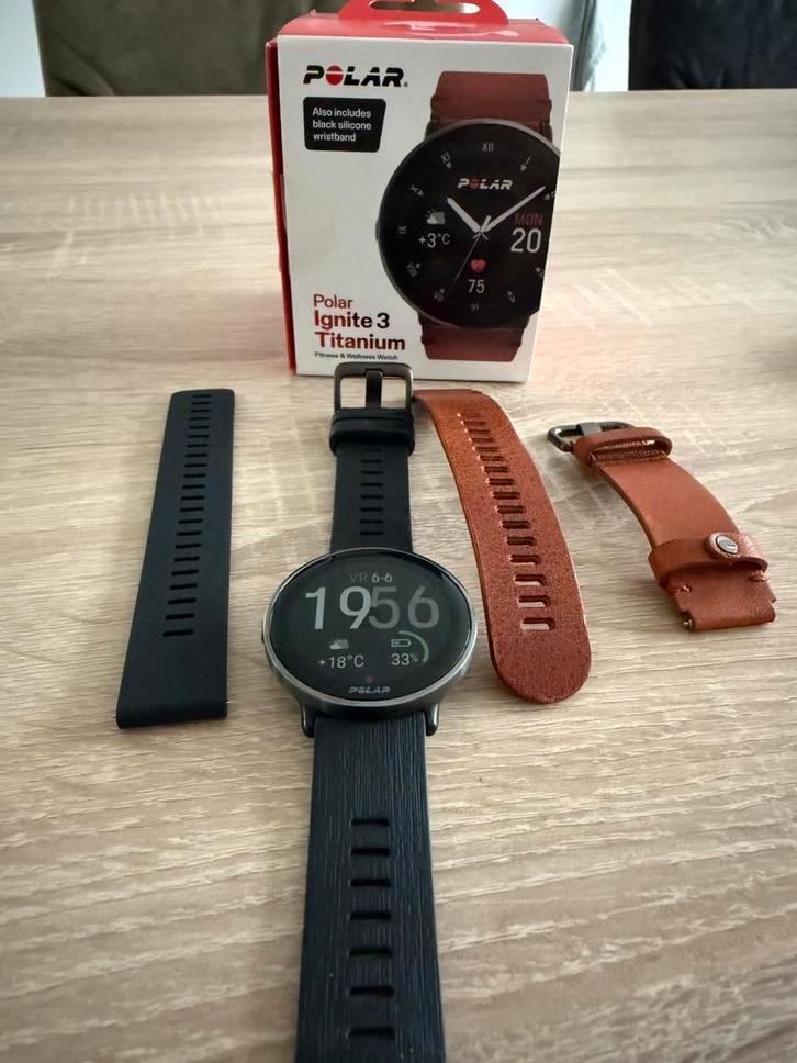 Polar Ignite 3 Titanium, Handtassen en Accessoires, Sporthorloges, Gebruikt, Ophalen