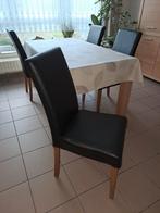 4 Eetkamerstoelen, Huis en Inrichting, Ophalen, Zo goed als nieuw