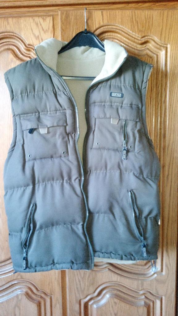 BODYWARMER  REVERSIBLE   HOMME, Kleding | Heren, Bodywarmers, Nieuw, Maat 52/54 (L), Beige, Ophalen of Verzenden