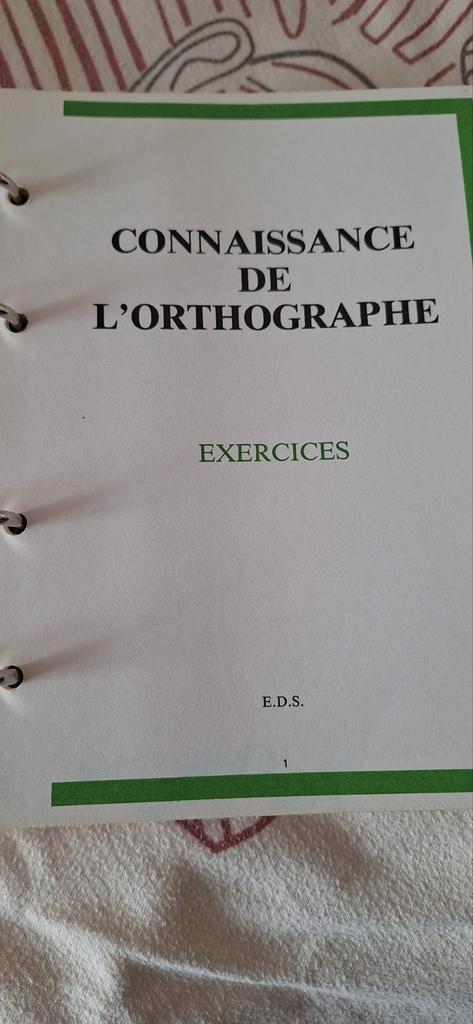 Classeurs connaissance de l'orthographe, Boeken, Studieboeken en Cursussen, Nieuw, Ophalen