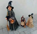 3x Heks met bezem ideaal als decoratie of Halloween, Ophalen of Verzenden, Zo goed als nieuw, Fantasy