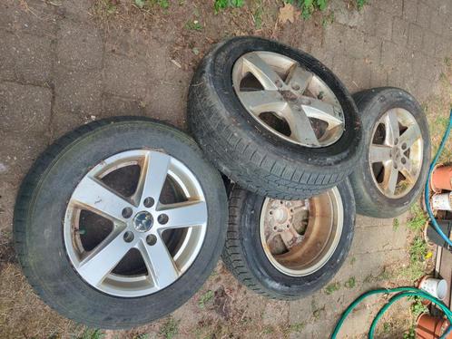 set velgen met banden, Auto-onderdelen, Banden en Velgen, Band(en), Winterbanden, 15 inch, 195 mm, Personenwagen, Gebruikt, Ophalen