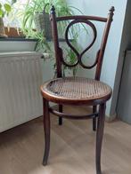 oude stoel van hout en riet, Antiek en Kunst, Ophalen