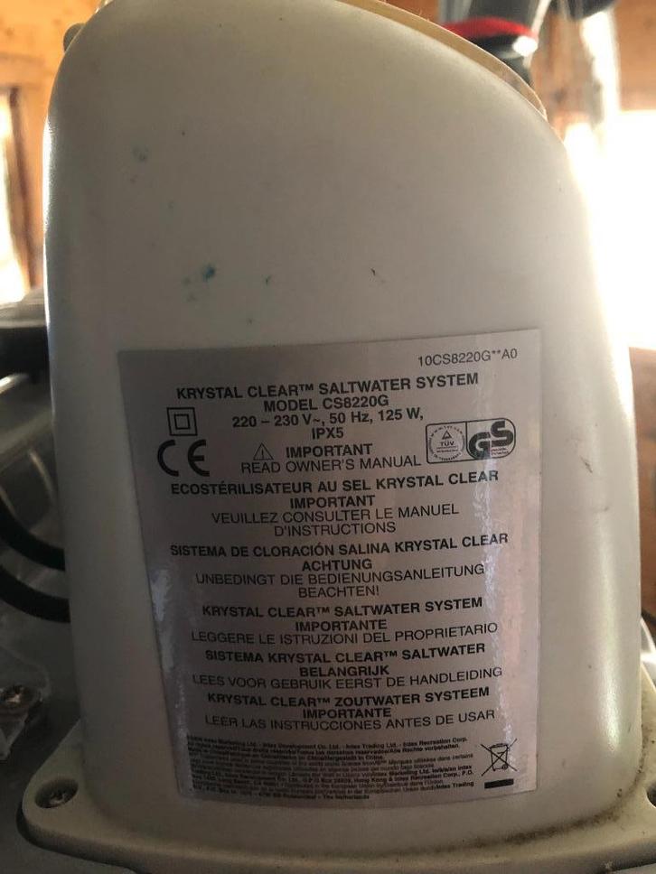 systeme nettoyage piscine krystal clear, Tuin en Terras, Zwembaden, Gebruikt, Ophalen