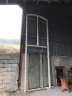 Houten raam/deur kozijn, in grondlak., 150 tot 225 cm, Deurkozijn, Zo goed als nieuw, Hout