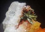 **TOP** ex collectie: OLIVENIET kristalgroep thumbnail., Verzamelen, Ophalen of Verzenden, Mineraal