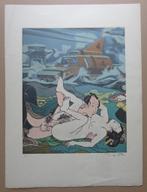 ERRO / JAPANSE EROTIEK / KLEURLITHO / 64x47cm / SIG / 1972, Ophalen of Verzenden