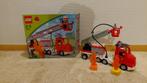 Lego duplo 5682 Brandweerwagen - Incl. doos, Ophalen of Verzenden, Gebruikt, Complete set, Duplo