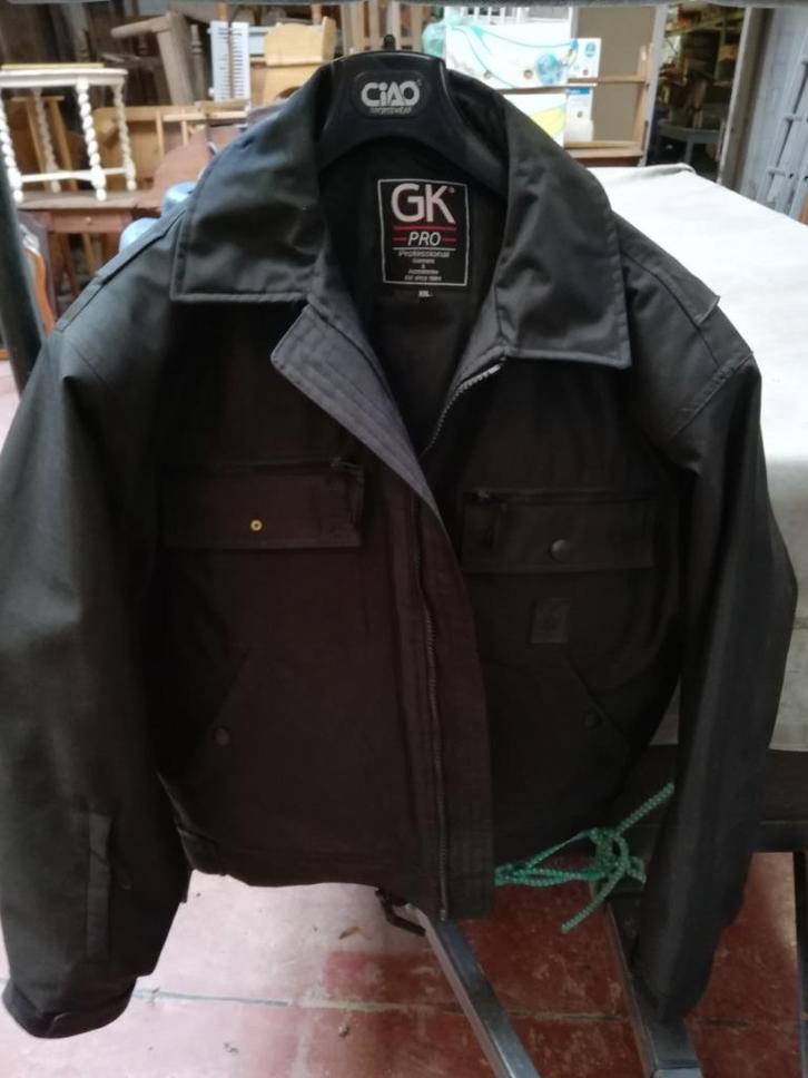 Politiejack, Kleding | Heren, Jassen | Winter, Zo goed als nieuw, Overige maten, Zwart, Ophalen of Verzenden