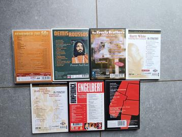 7 x muziekdvd's   3,00 eur/stuk beschikbaar voor biedingen