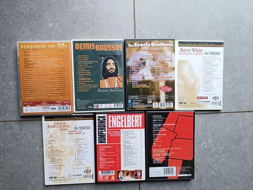 7 x muziekdvd's   3,00 eur/stuk, Cd's en Dvd's, Dvd's | Muziek en Concerten, Ophalen of Verzenden