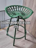 Esschert design - tractorkrukje, Huis en Inrichting, Barkrukken, Ophalen, Zo goed als nieuw, Metaal, In hoogte verstelbaar