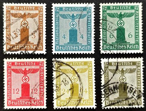 Dt.Reich: 6X NSDAP zegels 1938-1942, Timbres & Monnaies, Timbres | Europe | Allemagne, Affranchi, Autres périodes, Enlèvement ou Envoi