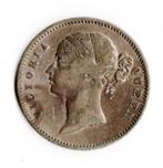 Munt /one Roepie / koningin Victoria 1840 / zilver/Top kwali, Ophalen of Verzenden, Munten