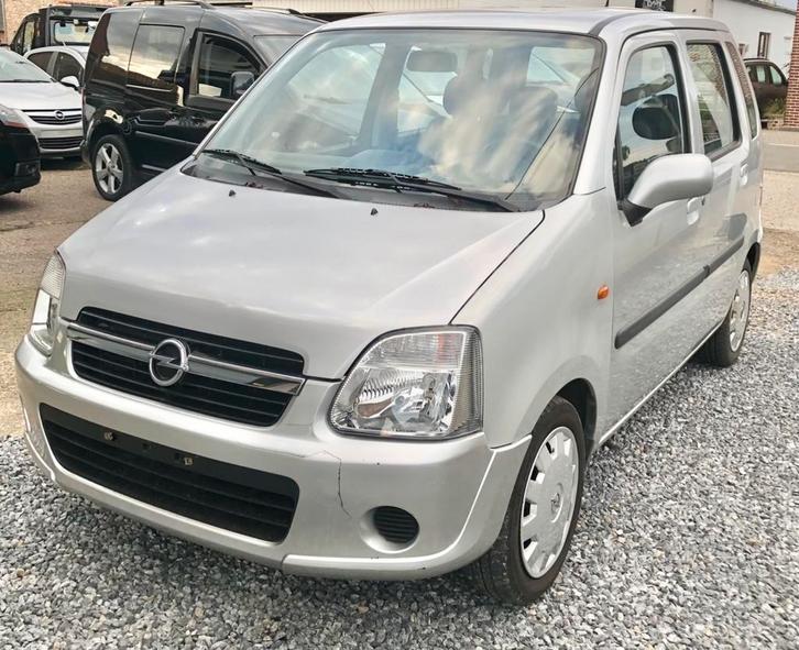 Opel Agila 1.2 Essence ✅, Autos, Opel, Particulier, Agila, Essence, Euro 4, Hatchback, 5 portes, Boîte manuelle, Argent ou Gris