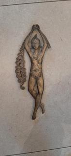 Liggend dame in brons, Ophalen of Verzenden, Brons