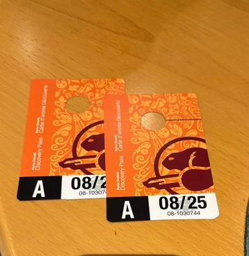 Discovery Pass Parks Canada, Tickets & Billets, Deux personnes